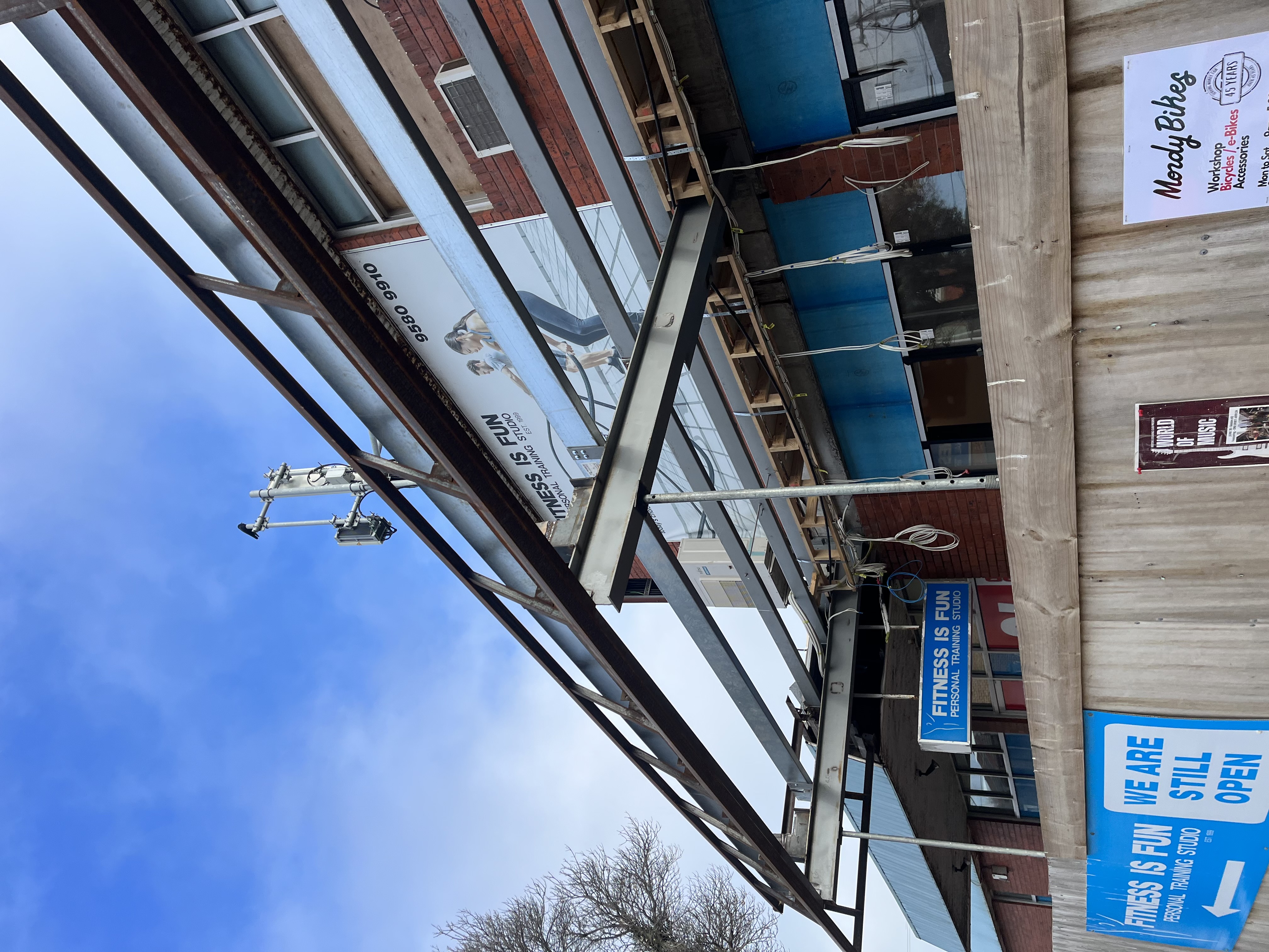 Building Steel Framework Installation