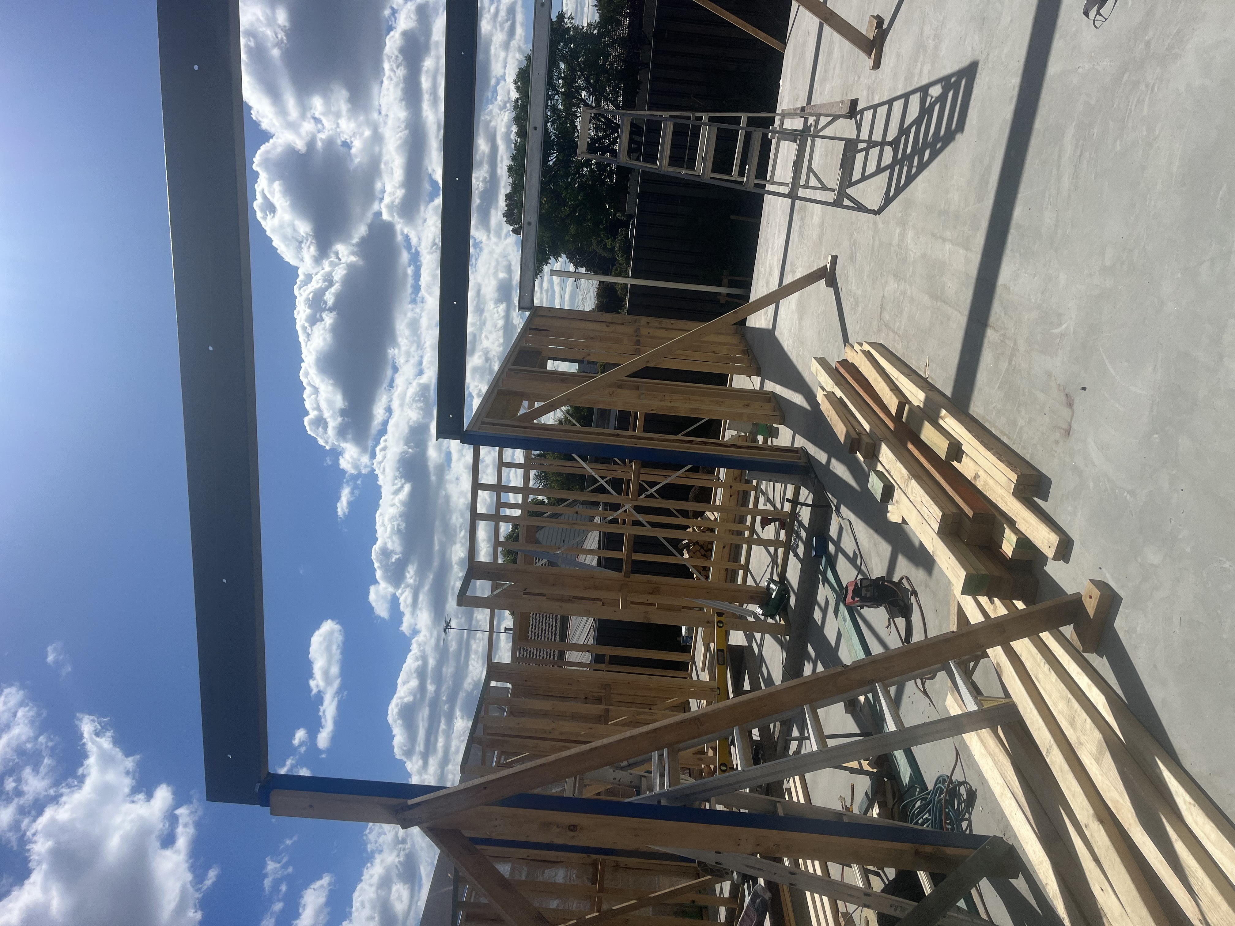 Steel Building Framework