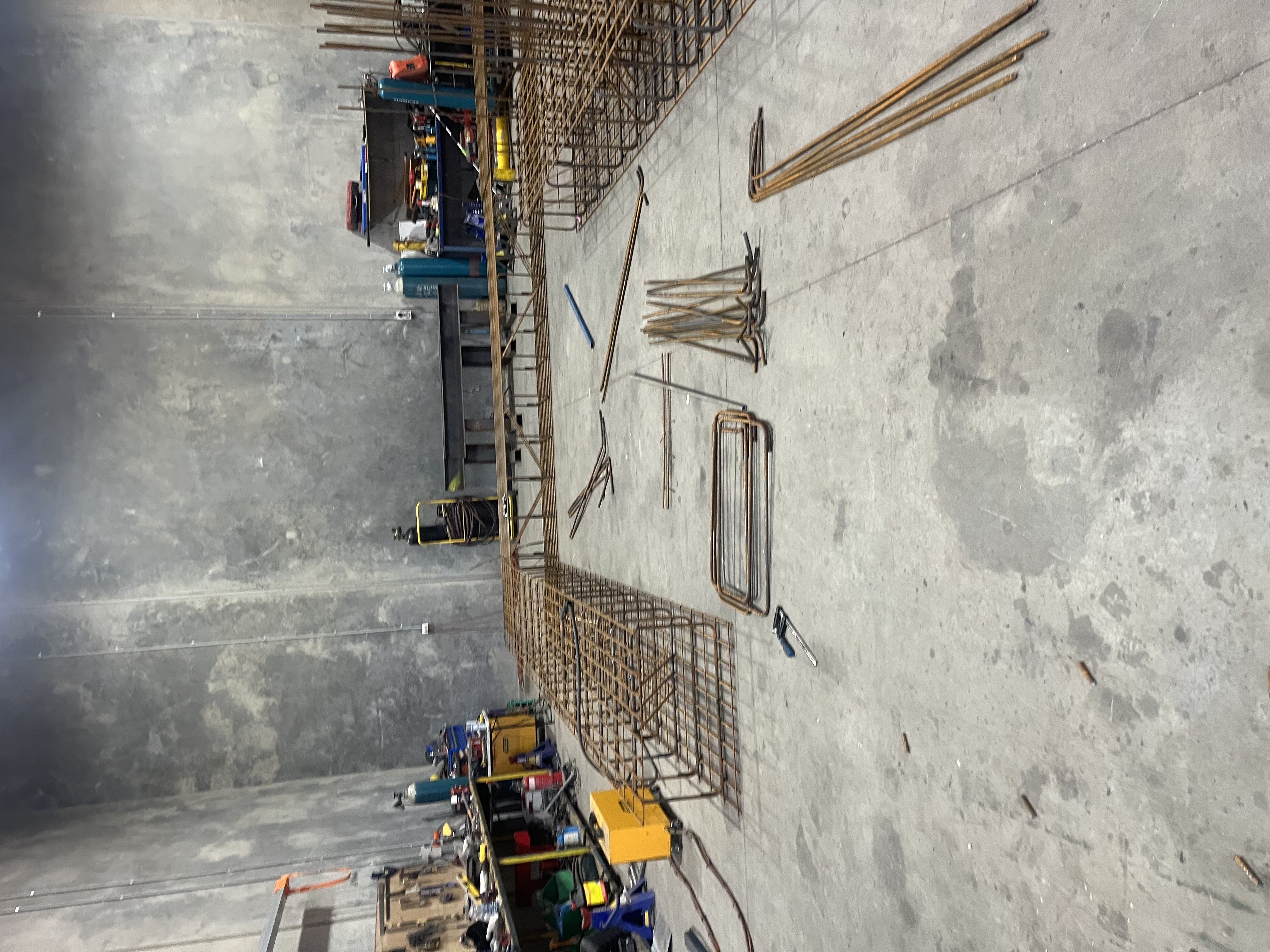 Local Australian metal fabrication business workshop in Sunshine, VIC with Australian flag
